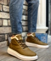 Shoecide Sb0151 İçi Kürklü Bağcıklı Vizon Erkek Tarz Spor Bot