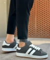 Shoecide Sb0235 Boa İki Çizgili Füme Erkek Günlük Ayakkabı