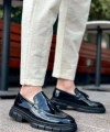 Shoecide Sb0240 Püsküllü Rugan Klasik Yüksek Taban Casual Erkek Ayakkabı
