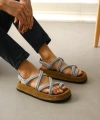 Shoecide Sb0343 Erkek Bodrum İp Halat Gri Günlük Sandalet
