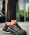 Shoecide Sb0354 Günlük  Bağcıklı Erkek  Siyah Yüksek  Taban Spor Ayakkabı