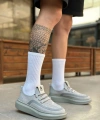 Shoecide Sb0375 Özel Örme Triko Tarz Gri Renk Spor Ayakkabı