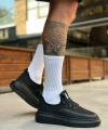 Shoecide Sb0375 Özel Örme Triko Tarz Siyah Renk Siyah Taban Spor Ayakkabı