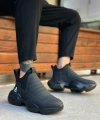 Shoecide Sb0401 Bağcıksız Rahat Yüksek Taban Erkek Spor Yarım Bilek Bot