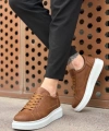 Shoecide Sb0423 Boa Kalın Yüksek Taban Taba Bağcıklı Spor Erkek Ayakkabı