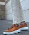 Shoecide Sb0547 Boa Kalın Yüksek Taban Taba Süet Bağcıklı Spor Erkek Ayakkabı