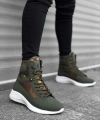 Shoecide Sb0600 Bağcıklı Haki Kamuflaj Kısa Boksör Unisex Spor Postal Bot