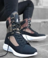 Shoecide Sb0600 Bağcıklı Siyah Kamuflaj Boksör Unisex Spor Postal Bot