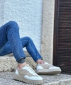 Shoecide Sb0802 Boa Krem Süet Yüksek Taban Erkek Günlük Ayakkabı