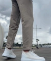Shoecide Sb0812 Özel Örme Triko Tarz Beyaz Renk Spor Ayakkabı