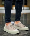 Shoecide Sb500 Boa Özel Termo Taban Krem Casual Erkek Ayakkabı