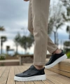 Shoecide Sb8104 Boa Yüksek Siyah Taban Rugan Bağcıklı Erkek Ayakkabı