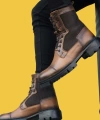 Shoecide Sbo0183 İçi Dışı Hakiki Deri Taba Erkek Postal Bot