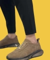 Shoecide Sbo0324 İçi Dışı Hakiki Deri Rahat Taban Kahverengi Sneakers Casual Erkek Ayakkabı