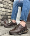 Shoecide Sbo0324 İçi Dışı Hakiki Deri Rahat Taban Taba Sneakers Casual Erkek Ayakkabı