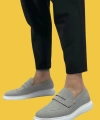 Shoecide Sbo0355 Bağcıksız Keten Füme Klasik Corcik Erkek Ayakkabı