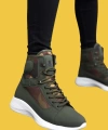 Shoecide Sbo0600 Bağcıklı Haki Kamuflaj Kısa Boksör Unisex Spor Postal Bot