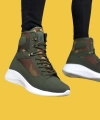 Shoecide Sbo0600 Bağcıklı Haki Kamuflaj Kısa Boksör Unisex Spor Postal Bot