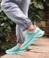 Shoecide Sbo0602 Phantom Yüksek Taban Tarz Sneakers Mint Yeşil Erkek Spor Ayakkabısı