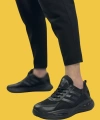 Shoecide Sbo0650 Tarz Sneakers Yüksek Taban Siyah Erkek Spor Ayakkabısı