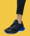 Shoecide Sbo0650 Tarz Sneakers Yüksek Taban Siyah Mavi Erkek Spor Ayakkabısı