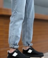 Shoecide Sbo0804 Boa Yüksek Siyah Taban Beyaz Detaylı Bağcıklı Erkek Ayakkabı