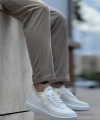 Shoecide Sbo0812 Özel Örme Triko Tarz Beyaz Renk Spor Ayakkabı