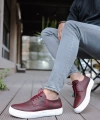 Shoecide Shch061 Cbt Rex Erkek Ayakkabı Bordo