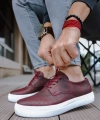 Shoecide Shch061 Cbt Rex Erkek Ayakkabı Bordo