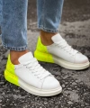 Shoecide Shch254 Cbt Pittura Erkek Ayakkabı 502 Neon Sarı Topuk Splush