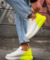 Shoecide Shch254 Cbt Pittura Erkek Ayakkabı 502 Neon Sarı Topuk Splush