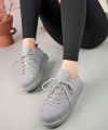 Shoecide Shch307 Rt Tricot Kadın Ayakkabı Grı