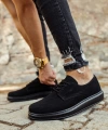 Shoecide Sho003 Bağcıklı Rahat Taban Sst Comoscio Classico Erkek Klasik Ayakkabı Sıyah