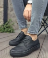 Shoecide Sho005 - Cst Pıttı Erkek Ayakkabı Sıyah