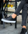 Shoecide Sho015 Bağcıklı Yüksek Taban Delikli Desen Cbt First Edition Erkek Ayakkabı Sıyah