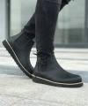 Shoecide Sho045 Cst Lastikli Rahat Taban Chelsea Erkek Bot Sıyah