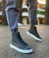 Shoecide Sho055 Bağcıklı Yüksek Taban Cbt Between Erkek Spor Bot Antrasıt