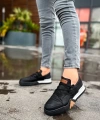 Shoecide Sho067 Bağcıklı Kalın Tasarım Taban Gbt Warrem Erkek Ayakkabı Sıyah/sıyah