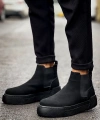 Shoecide Sho069 - Srt Harmany Erkek Bot Sıyah