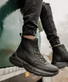 Shoecide Sho077 - St Erkek Spor Bot Sıyah