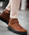 Shoecide Sho103 Cst Pyramid Long Erkek Bot Taba