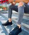 Shoecide Sho105 Bağcıklı Yüksek Taban Cst Cronus Erkek Ayakkabı Sıyah