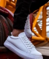 Shoecide Sho107 - Cbt Felibord Erkek Ayakkabı Beyaz / Hakı