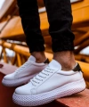 Shoecide Sho107 - Cbt Felibord Erkek Ayakkabı Beyaz / Hakı