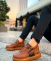 Shoecide Sho131 - Grt Frogner Erkek Bot Taba / Sıyah