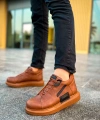 Shoecide Sho131 - Grt Frogner Erkek Bot Taba / Sıyah