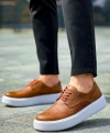 Shoecide Sho149 Bağcıklı Spor Klasik Cbt Changer Over Erkek Ayakkabı Taba