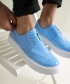 Shoecide Sho149 Bağcıklı Spor Klasik Rbt Change Over Erkek Ayakkabı Mavı
