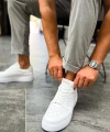 Shoecide Sho153 Bağcıklı Yüksek Taban Cbt Oxford Erkek Ayakkabı Beyaz