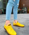 Shoecide Sho157 Bağcıklı Rahat Taban Ckt Retro Erkek Ayakkabı Sarı